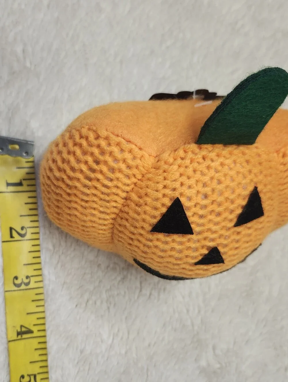 NWT Legacy & Main Mini Crochet Pumpkin Jack O Lantern Halloween Decor Paper Stor
